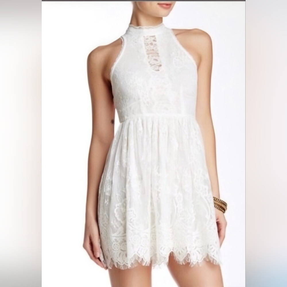 Free People  Eyelash Lace Verushka Dress Size 0